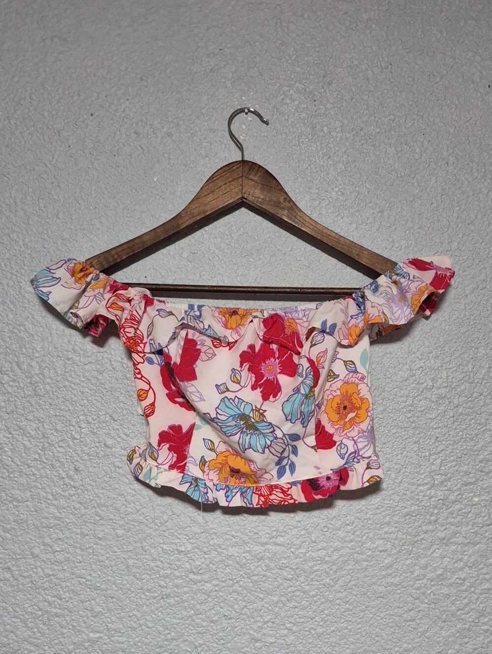 Lulus Floral Crop Top